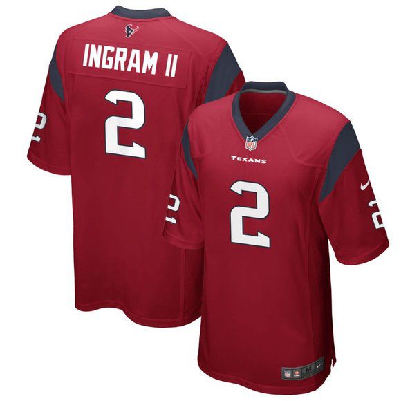 Men Houston Texans #2 Mark Ingram II Nike Red Game NFL Jersey->green bay packers->NFL Jersey